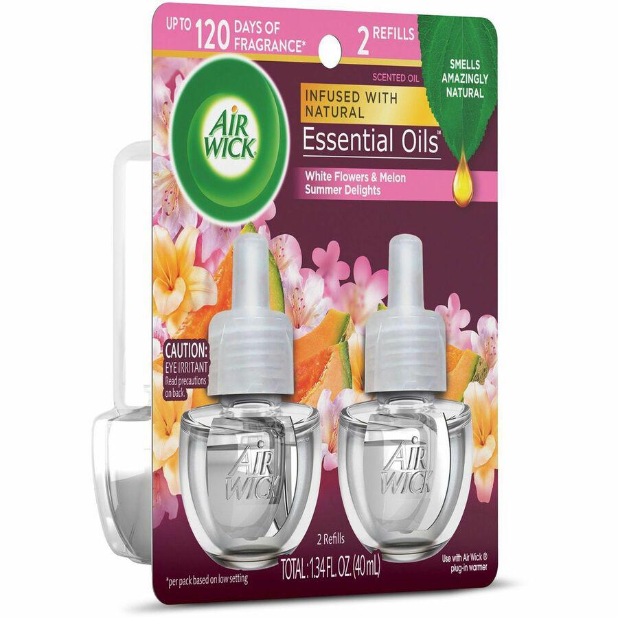 Air Wick Scented Oil Warmer Refill - Oil - 0.7 fl oz (0 quart) - Summer Delights - 60 Day - 2 / Pack - Wall Mountable, Long Lasting. Picture 7