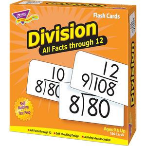 Trend Division all facts through 12 Flash Cards - Theme/Subject: Learning - Skill Learning: Division - 156 Pieces - 9+ - 156 / Box. Picture 4