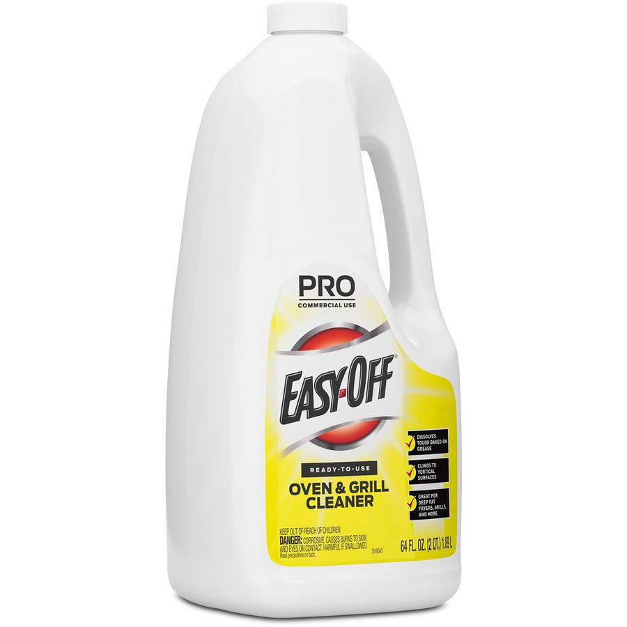 Easy-Off Oven/Grill Cleaner - 64 fl oz (2 quart)Bottle - 1 Each - Non-flammable - Clear. Picture 5