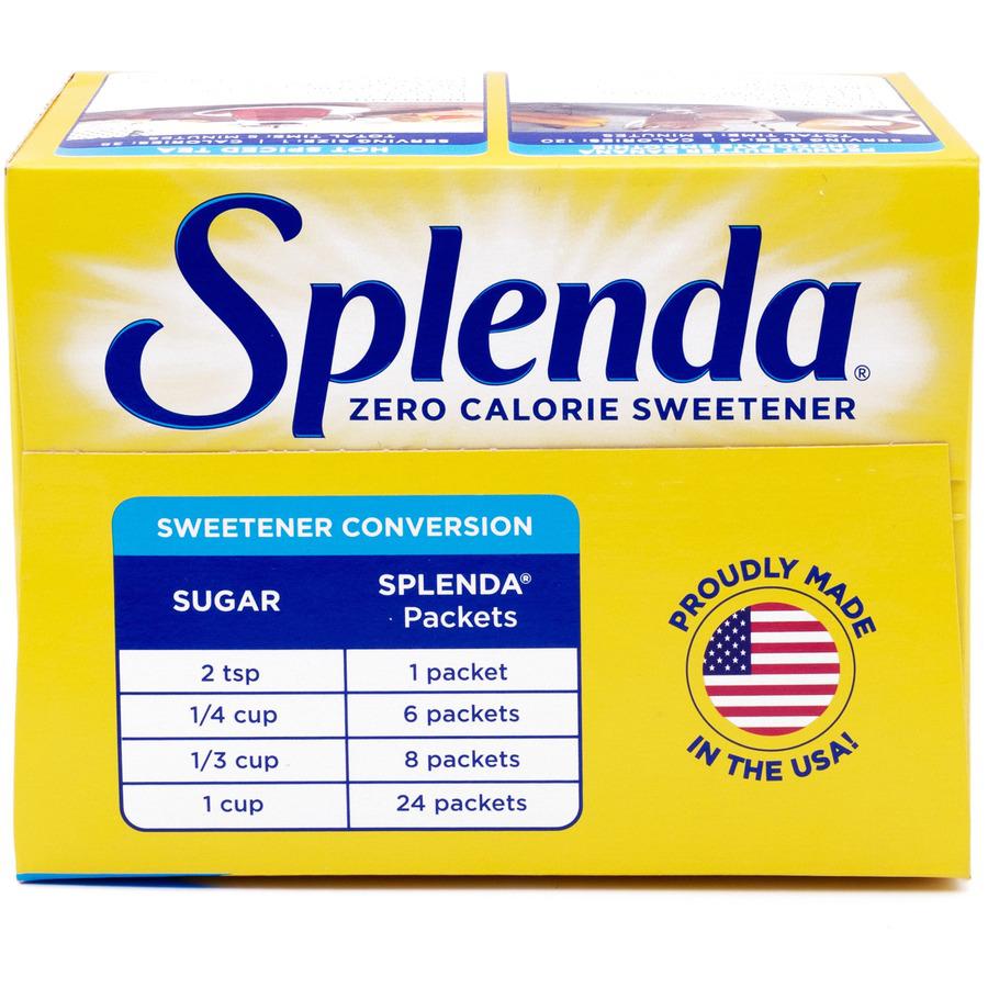 Splenda Single-serve Sweetener Packets - 0.035 oz (1 g) - Artificial Sweetener - 6/Carton - 400 Per Box. Picture 7