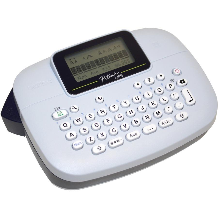 Brother P-Touch - PT-M95 - Label Maker - Thermal Transfer - Monochrome - Labelmaker - 0.30 in/s Mono - 230 dpi - LCD Screen - Handheld - Auto Power Off. Picture 2