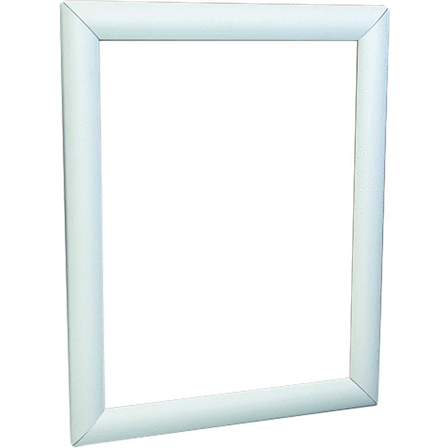 Deflecto Wall-Mount Display Frame - 9.75" x 12.25" Frame Size - Holds 8.50" x 11" Insert - Rectangle - Vertical, Horizontal - Satin - Front Loading, Anti-glare, Dust Resistant, Debris Resistant - 1 Ea. Picture 4