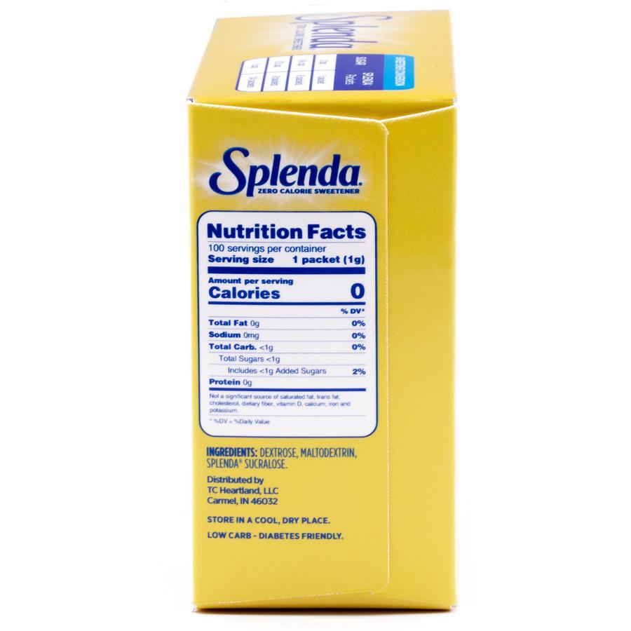 Splenda No Calorie Sweetener Packets - Packet - 0.035 oz (1 g) - Artificial Sweetener - 12/Carton. Picture 3