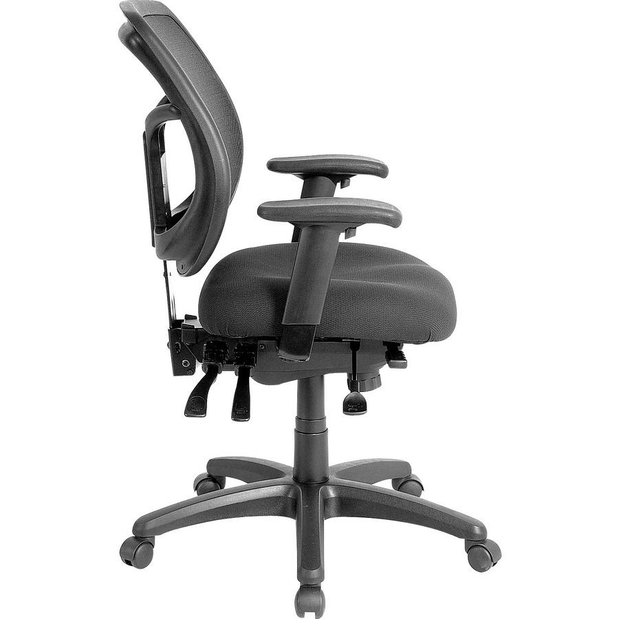 Eurotech Apollo Multi-Function Task Chair - Ocean Fabric, Vinyl Seat - 5-star Base - Armrest - 1 Each. Picture 2