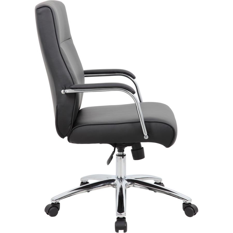 Boss Conf Chair, Black - Black - 1 Each. Picture 5