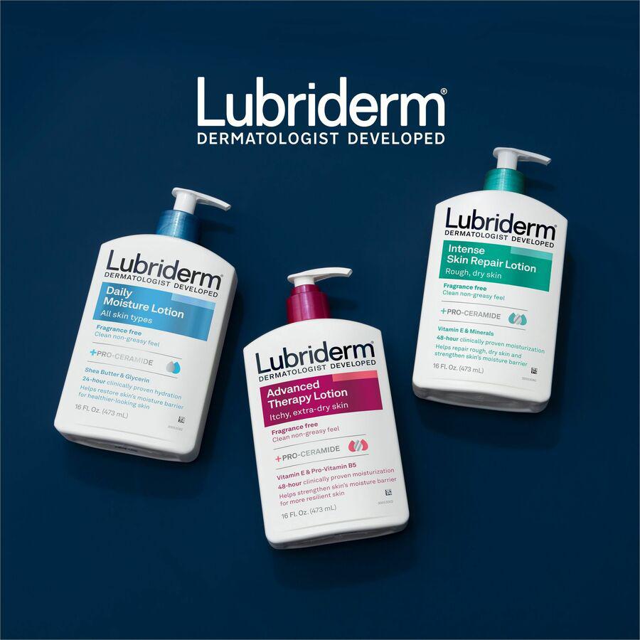 Lubriderm Daily Moisture Lotion - Lotion - 16 fl oz - For Dry, Normal Skin - Applicable on Body - Moisturising, Non-greasy, Fragrance-free, Absorbs Quickly - 1 Each. Picture 10