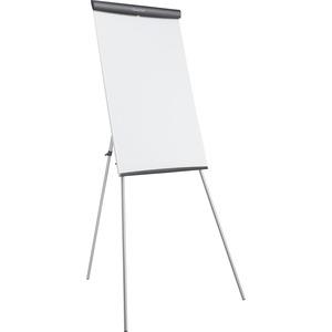 Quartet Whiteboard/Flip-chart Presentation Easel - 24" (2 ft) Width x 36" (3 ft) Height - White Melamine Surface - Gray Frame - Rectangle - Assembly Required - 1 Each. Picture 3
