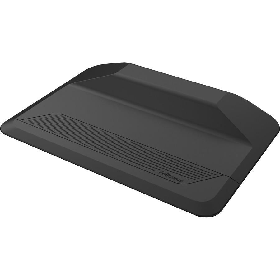 Fellowes ActiveFusion&trade; Anti-Fatigue Mat - Floor, Workstation - 35.75" Width x 23.50" Depth x 3.50" Thickness - Rectangle - Black. Picture 3