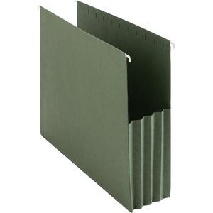 Business Source Letter Recycled File Pocket - 8 1/2" x 11" - 3 1/2" Expansion - 10% Recycled - 10 / Box. Picture 8