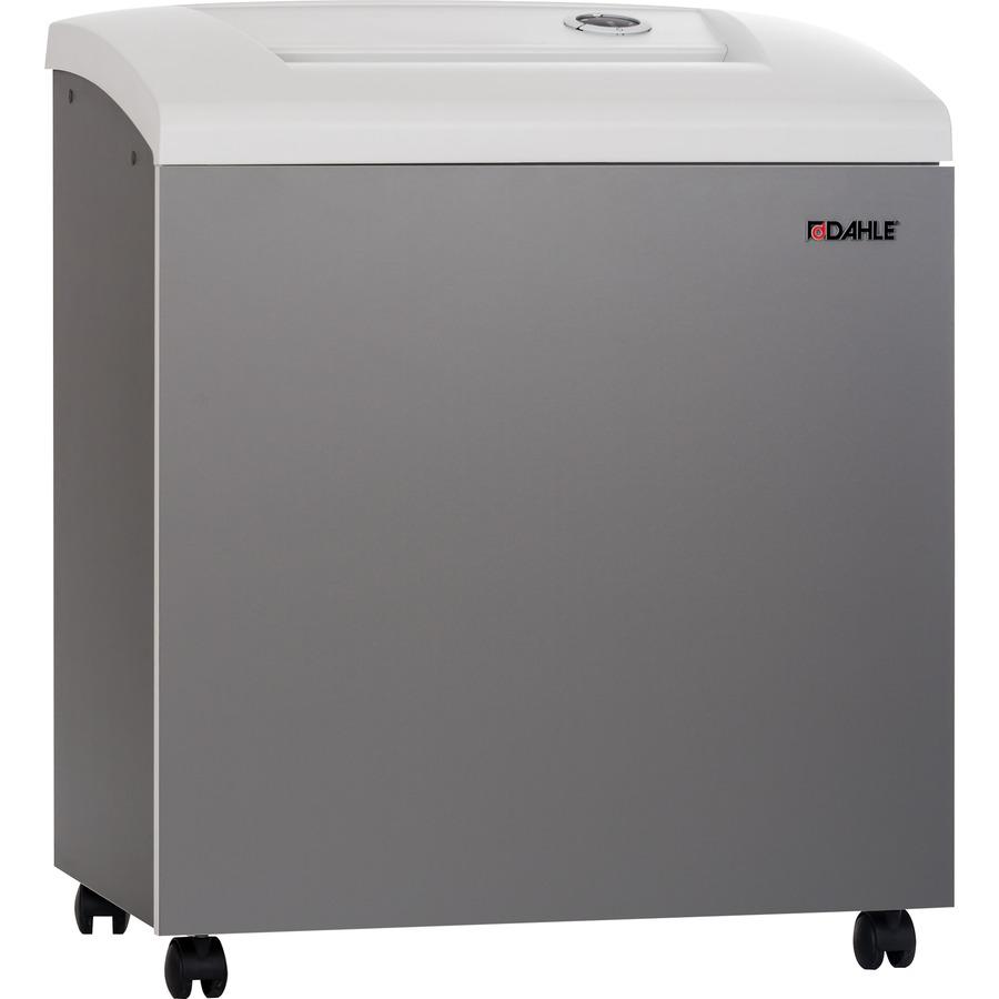 Dahle CleanTEC 51522 Department Shredder - Continuous Shredder - Cross Cut - 18 Per Pass - for shredding Staples, Paper Clip, Credit Card, CD, DVD - 0.077" x 0.563" Shred Size - P-5 - 18 ft/min - 12" . Picture 8