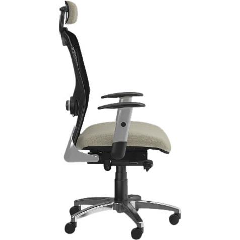 9 to 5 Seating Strata 1580 Task Chair - Mesh Back - High Back - 5-star Base - Latte - 1 Each. Picture 6