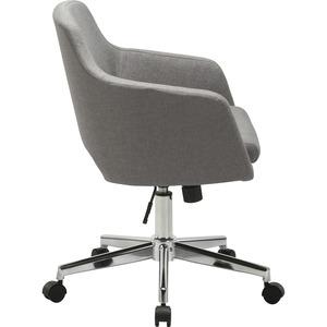 Lorell Mid-century Modern Low-back Task Chair - 24.6" x 24.6" x 34.9". Picture 8