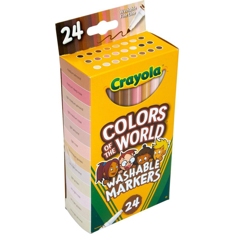 Crayola Ultra-Clean Marker - Wide Marker Point - 10 / Box. Picture 7