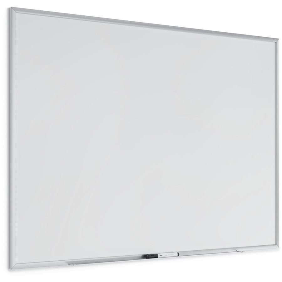 U Brands Magnetic Dry Erase Board - 35" (2.9 ft) Width x 47" (3.9 ft) Height - White Painted Steel Surface - Silver Aluminum Frame - Rectangle - Horizontal/Vertical - Magnetic - 1 Each. Picture 6
