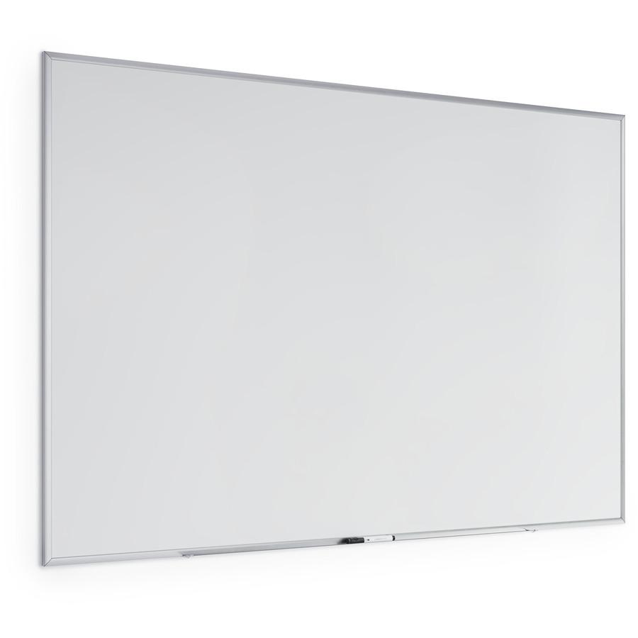 U Brands Magnetic Dry Erase Board - 47" (3.9 ft) Width x 70" (5.8 ft) Height - White Painted Steel Surface - Silver Aluminum Frame - Rectangle - Horizontal/Vertical - Magnetic - 1 Each. Picture 6