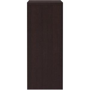 Lorell Essentials Series Stack-on Hutch with Doors - 48" x 15"36" - 3 Door(s) - Finish: Espresso Laminate. Picture 4