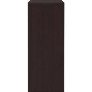 Lorell Essentials Series Stack-on Hutch with Doors - 60" x 15"36" - 4 Door(s) - Finish: Espresso Laminate. Picture 5
