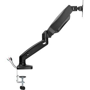 Lorell Mounting Arm for Monitor - Black - Height Adjustable - 1 Display(s) Supported - 14.30 lb Load Capacity - 75 x 75, 100 x 100 - 1 Each. Picture 14