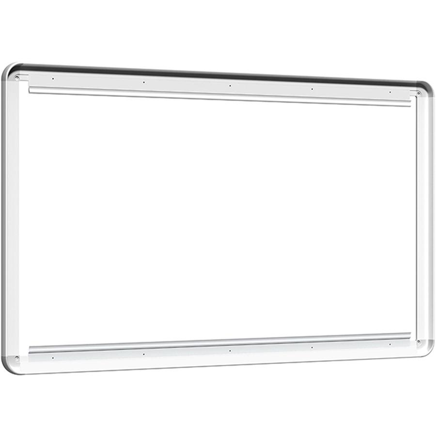 Lorell Mounting Frame for Whiteboard - Silver - 1 Each. Picture 3