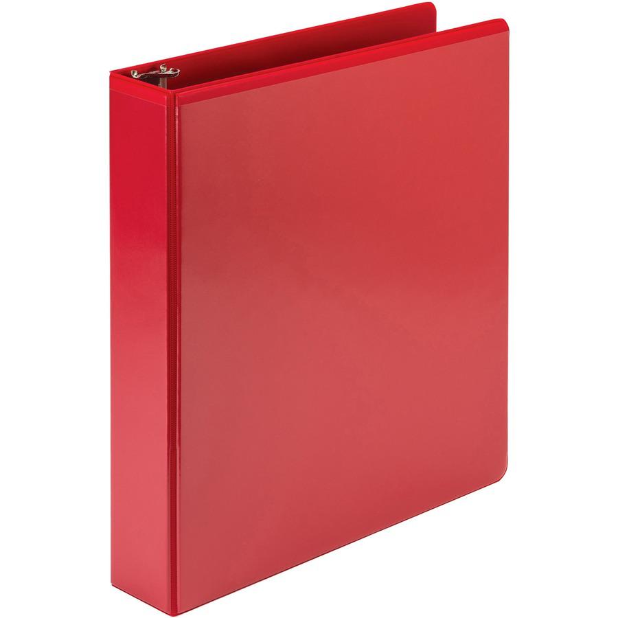 Samsill Durable View Binders - 1 1/2" Binder Capacity - Letter - 8 1/2" x 11" Sheet Size - 350 Sheet Capacity - D-Ring Fastener(s) - 2 Internal Pocket(s) - Chipboard, Polypropylene - Assorted - Recycl. Picture 6