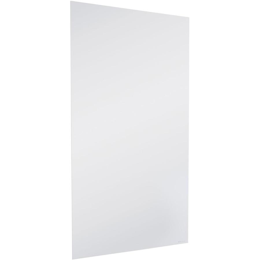 Quartet InvisaMount Vertical Glass Dry-Erase Board - 42x72 - 72" (6 ft) Width x 42" (3.5 ft) Height - White Glass Surface - Rectangle - Vertical - Magnetic - 1 Each. Picture 5