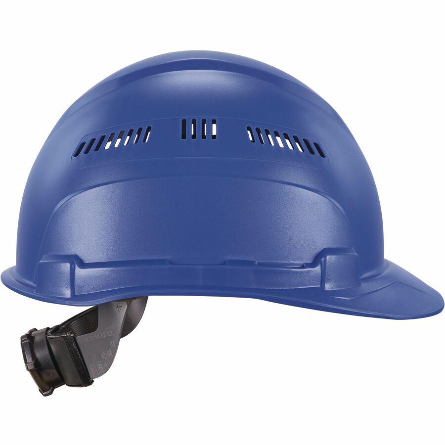 Ergodyne 8966 Lightweight Cap-Style Hard Hat - Recommended for: Head, Construction, Oil & Gas, Forestry, Mining, Utility, Industrial - Sun, Rain Protection - Strap Closure - High-density Polyethylene . Picture 10