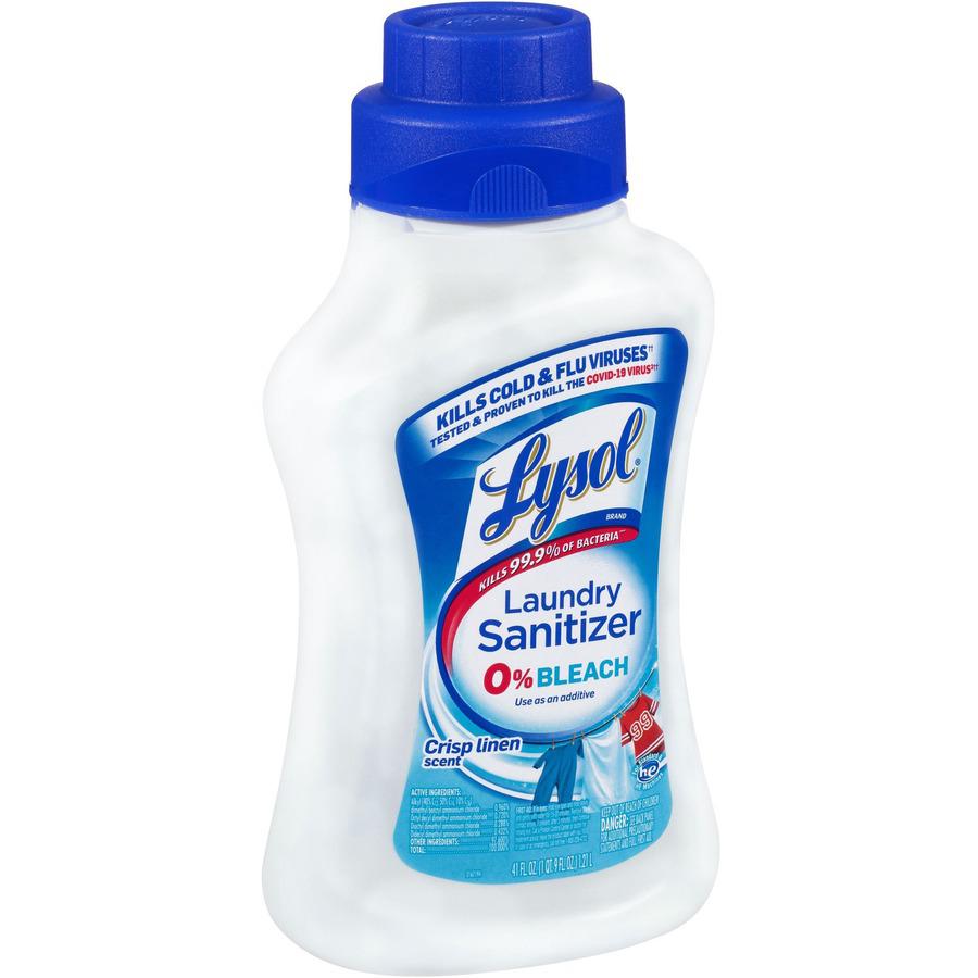 Lysol Linen Laundry Sanitizer - 41 fl oz (1.3 quart) - Crisp Linen ScentBottle - 1 Each - Disinfectant, Bleach-free - Multi. Picture 5