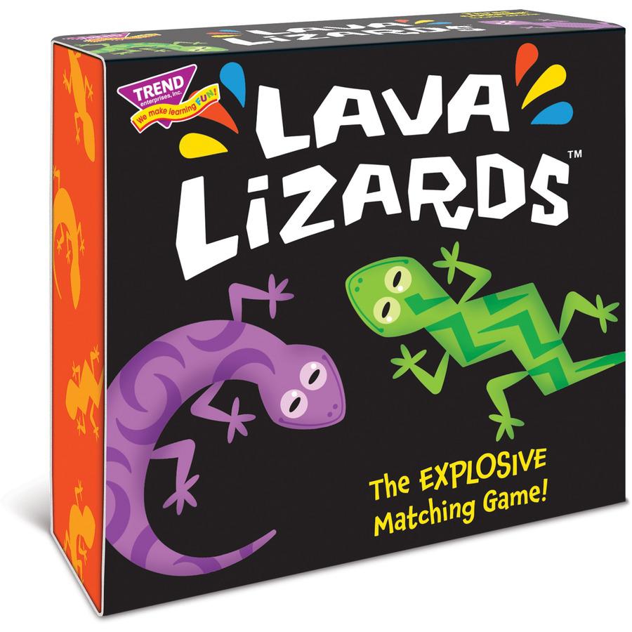 Trend Lava Lizards Three Corner Card Game - Matching - 1 to 4 Players - 1 Each. Picture 4