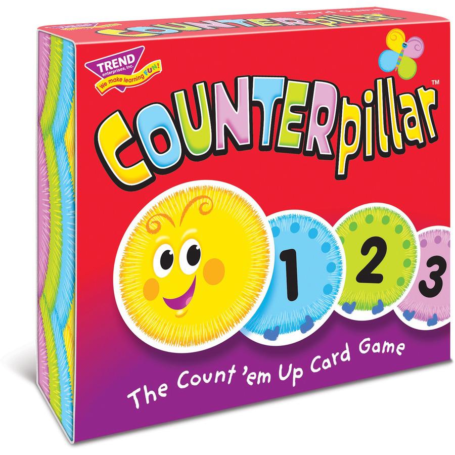 Trend COUNTERpillar Card Game - Math - 1 to 4 Players - 1 Each. Picture 4