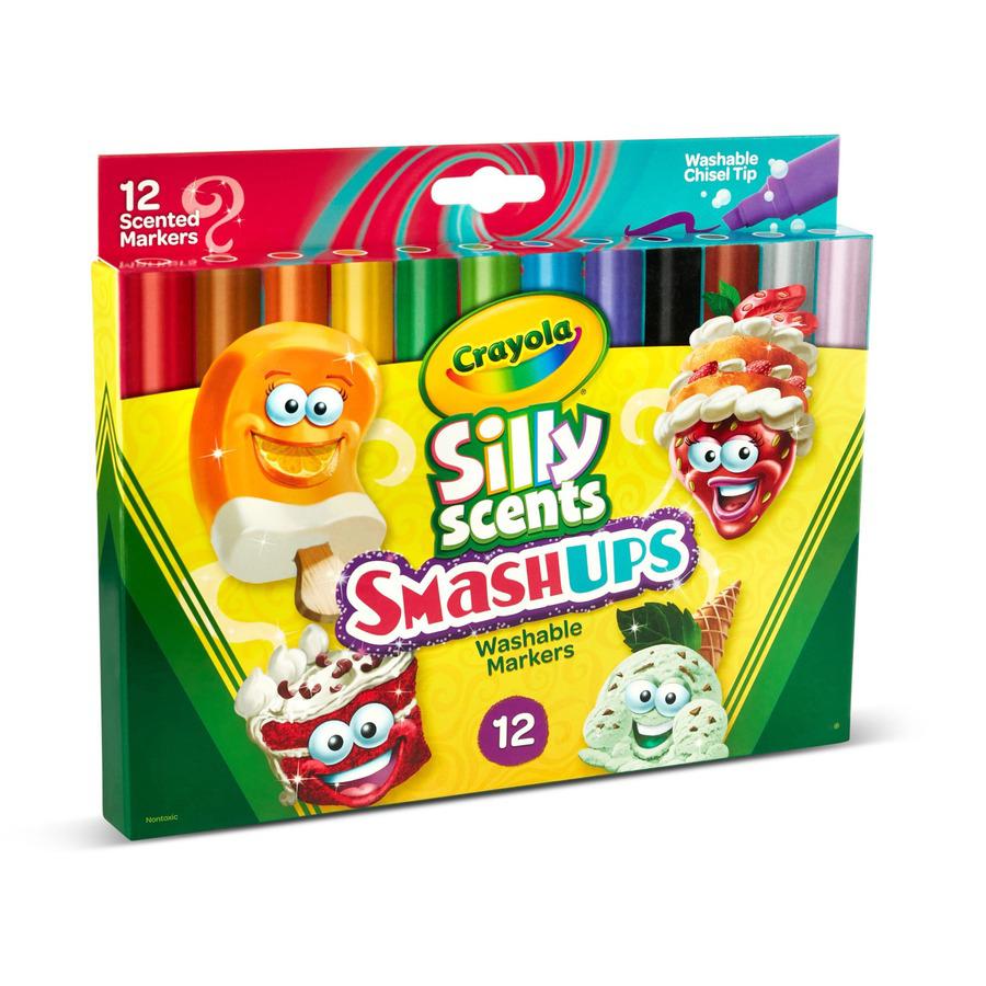 Crayola Silly Scents Slim Scented Washable Markers - Assorted - 1 Pack. Picture 9