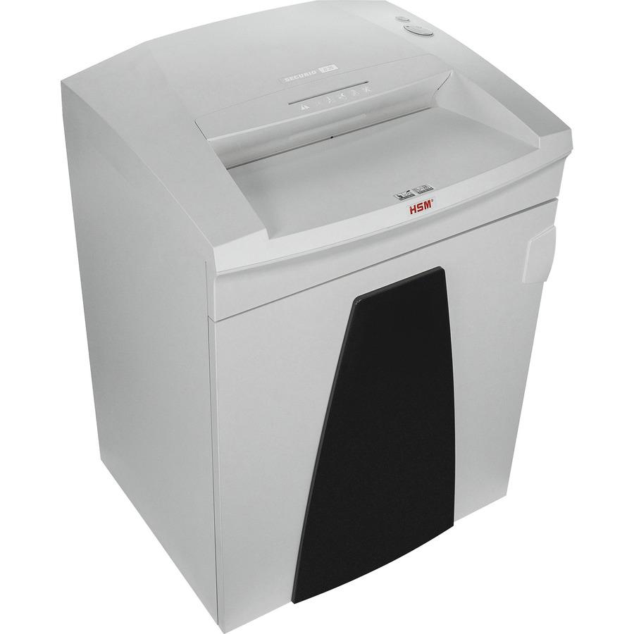 HSM SECURIO B35 - 3/16" x 1 1/8" - Continuous Shredder - Particle Cut - 22 Per Pass - for shredding Staples, Paper, Paper Clip, Credit Card, CD, DVD - 0.188" x 1.250" Shred Size - P-4/O-3/T-4/E-3/F-1. Picture 5