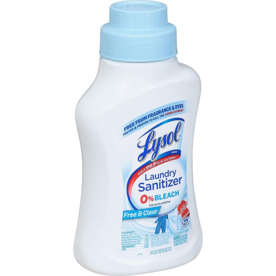 Lysol Linen Laundry Sanitizer - 41 fl oz (1.3 quart) - Linen Scent - 1 Each - Fragrance-free, Dye-free, Chlorine-free - Multi. Picture 7