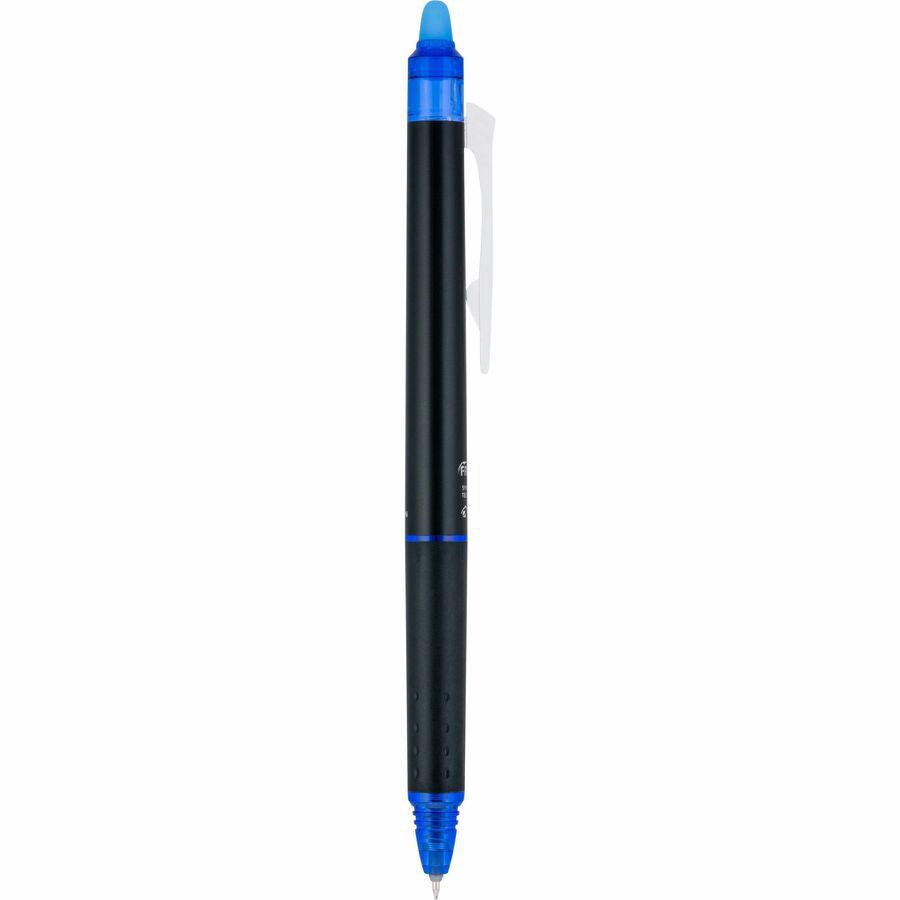 FriXion Synergy Clicker Erasable Gel Pen - Extra Fine Pen Point - 0.5 mm Pen Point Size - Retractable - Blue - 12 / Dozen. Picture 5