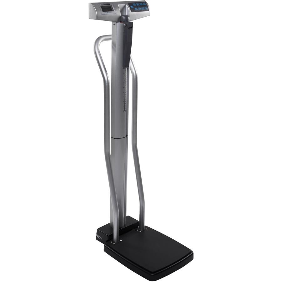 Health o Meter Scale Handlebars - 14.1" Width x 21.1" Depth x 53.6" Height - 1 Each - Gray. Picture 7
