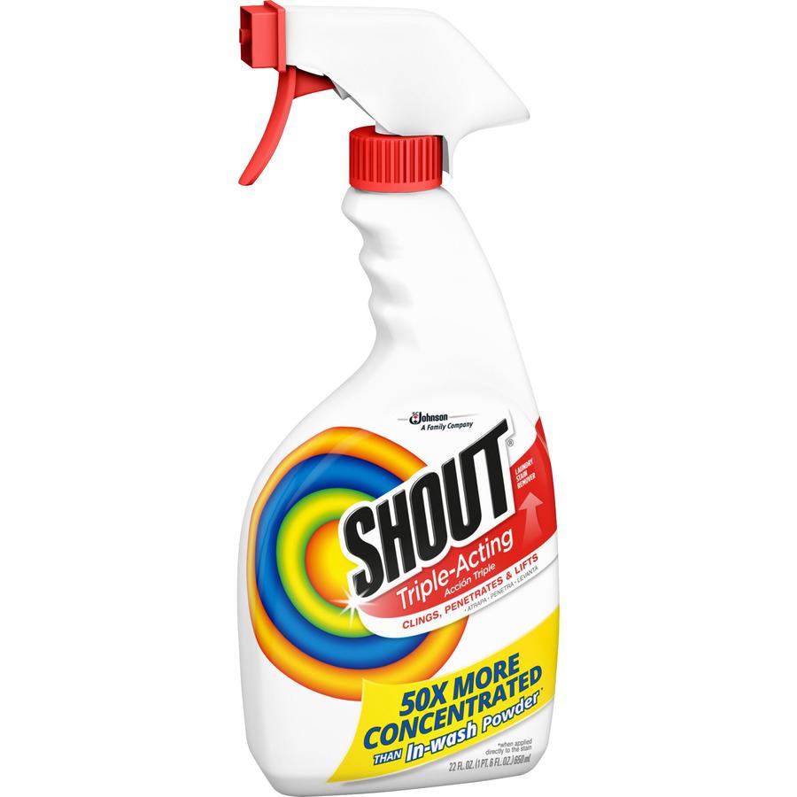 Shout Laundry Stain Remover - Concentrate - 8 / Carton - Color Safe, Washable, Refillable - Clear. Picture 9