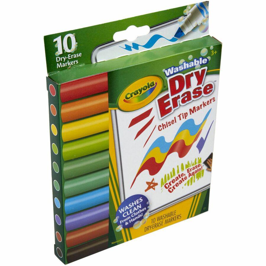 Crayola Washable Dura-Wedge Tip Dry-Erase Markers - 1 Pack. Picture 7