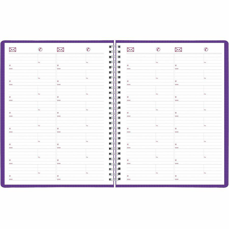 Brownline DuraFlex Weekly Appointment Planner - Weekly - 12 Month - January 2024 - December 2024 - 7:00 AM to 8:45 PM - Quarter-hourly - Monday - Friday, 7:00 AM to 5:45 PM - Quarter-hourly - Saturday. Picture 8