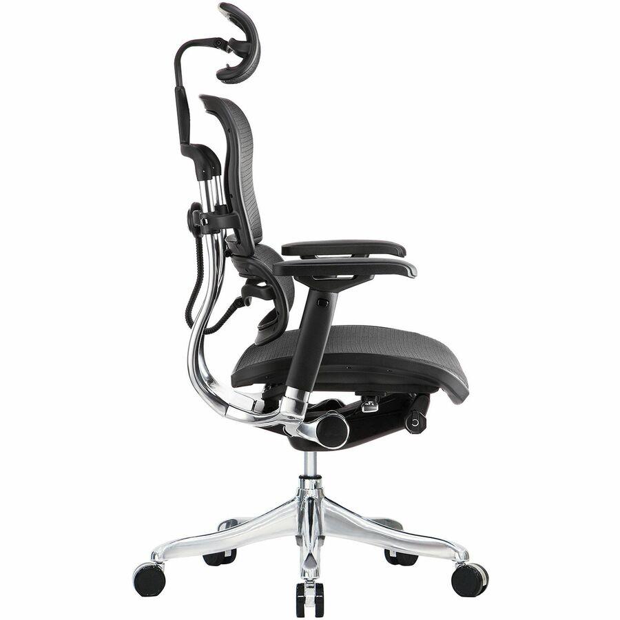 Eurotech Ergo Elite Chair - High Back - Black - 1 Each. Picture 5