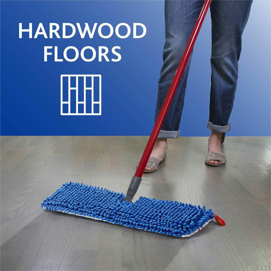 O-Cedar Hardwood Floor 'N More 3-Action Mop - MicroFiber Head - Double-sided, Flexible, Reusable, Washable, Swivel Head, Absorbent, Machine Washable - 1 Each - Multi. Picture 8