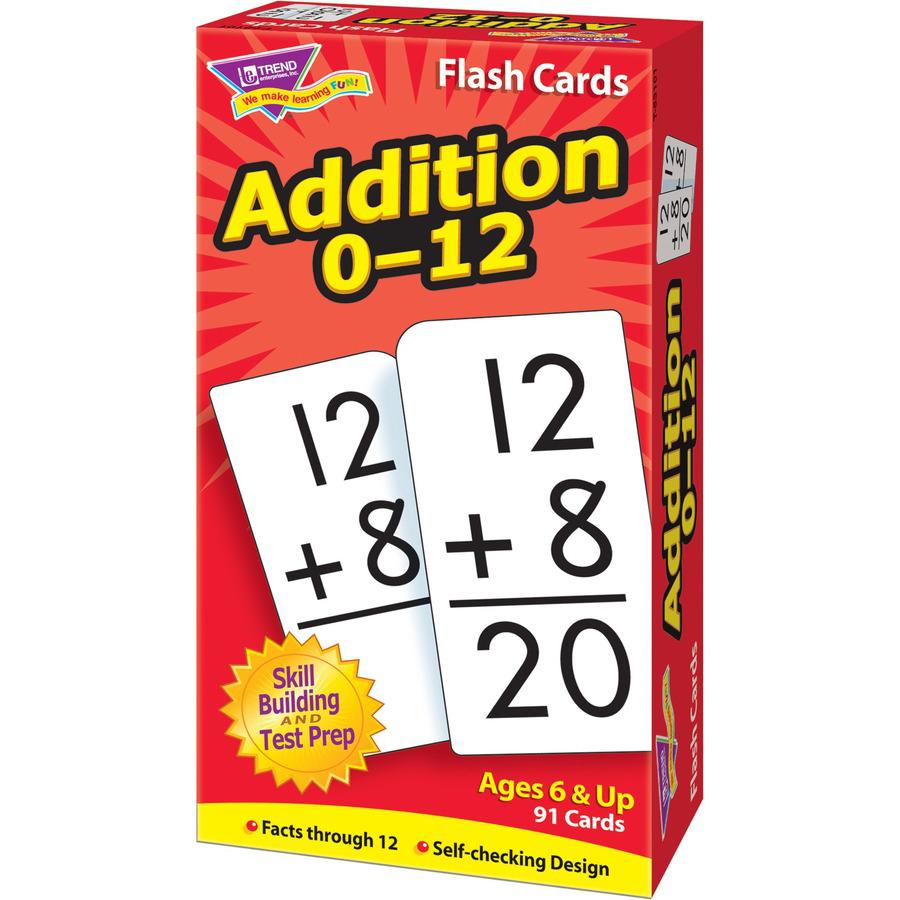 Trend Math Flash Cards - Educational - 1 / Box. Picture 2