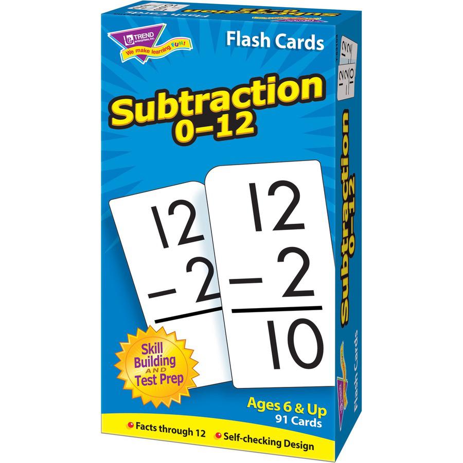 Trend Math Flash Cards - Educational - 1 / Box. Picture 4