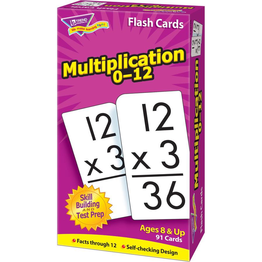 Trend Math Flash Cards - Educational - 1 / Box. Picture 2