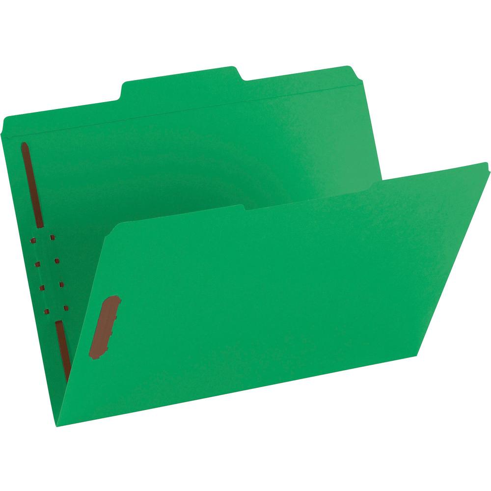Smead Colored 1/3 Tab Cut Letter Recycled Fastener Folder - 8 1/2" x 11" - 3/4" Expansion - 2 x 2K Fastener(s) - 2" Fastener Capacity for Folder - Top Tab Location - Assorted Position Tab Position - G. Picture 4