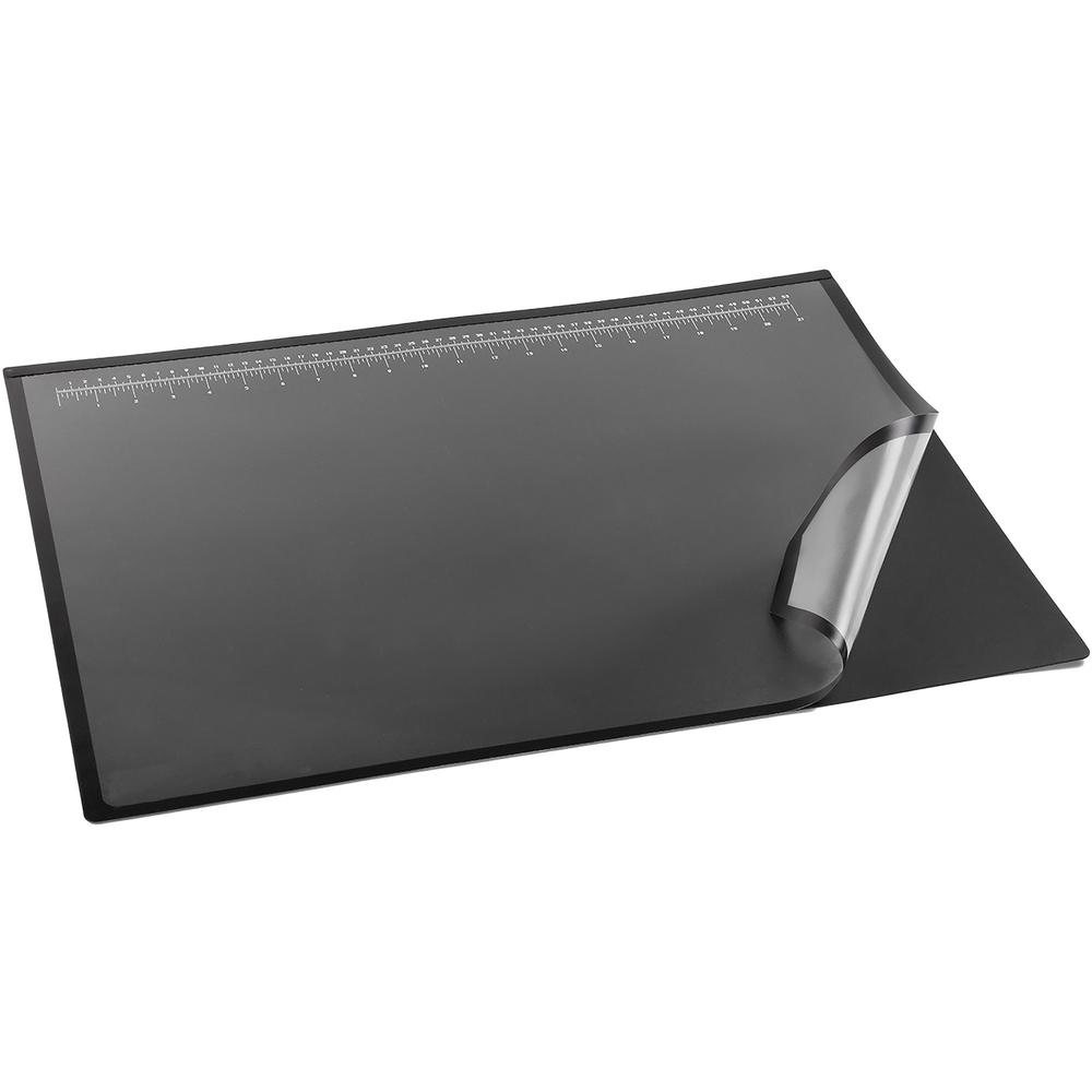Artistic Desk Pads - Rectangular - 31" Width x 20" Depth - Rubber, Plastic - Black. Picture 3