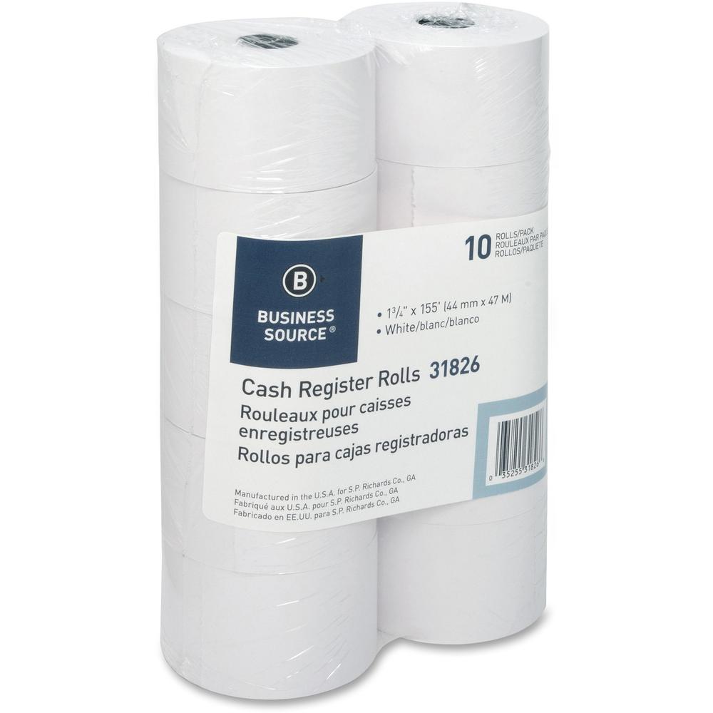 Business Source Bond Paper - White - 1 3/4" x 155 ft - 10 / Pack - SFI. Picture 5