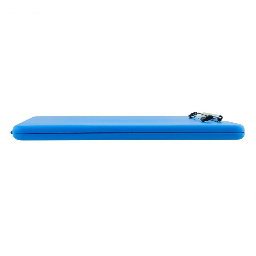 Saunders SlimMate Storage Clipboard - 0.50" Clip Capacity - Polypropylene - Blue - 1 Each. Picture 3