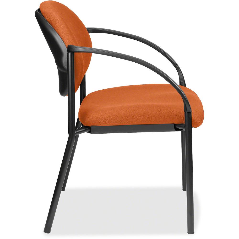 Eurotech Dakota 9011 Stacking Chair - Mango Fabric Seat - Mango Fabric Back - Steel Frame - Four-legged Base - 1 Each. Picture 4