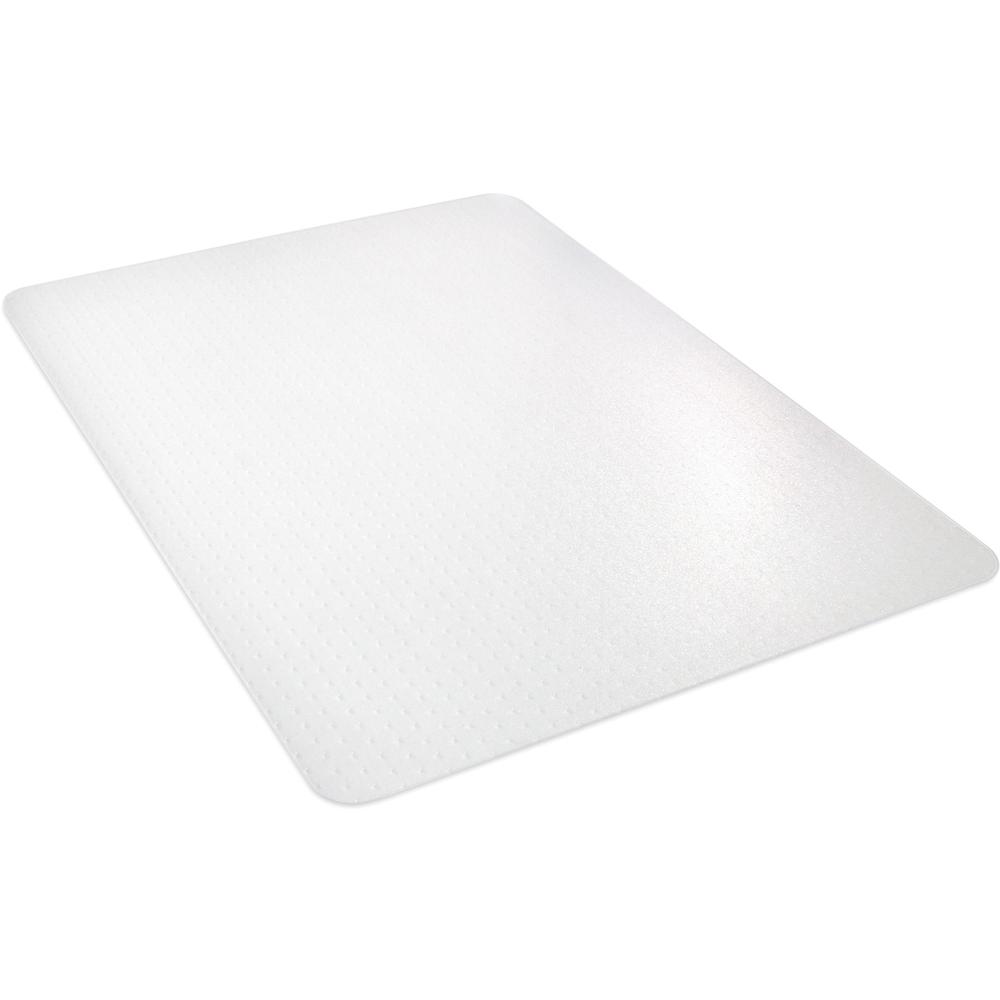 Lorell Oversized Chairmat - Hard Floor - 60" Width x 60" Depth - Square - Polycarbonate - Clear - 1Each. Picture 7
