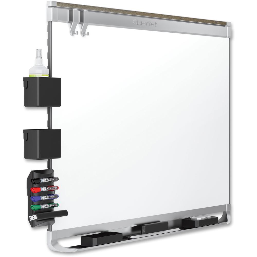 Quartet Prestige 2 DuraMax Magnetic Dry-Erase Board - 48" (4 ft) Width x 36" (3 ft) Height - White Porcelain Surface - Silver Aluminum Frame - Horizontal - Magnetic - 1 Each - TAA Compliant. Picture 10