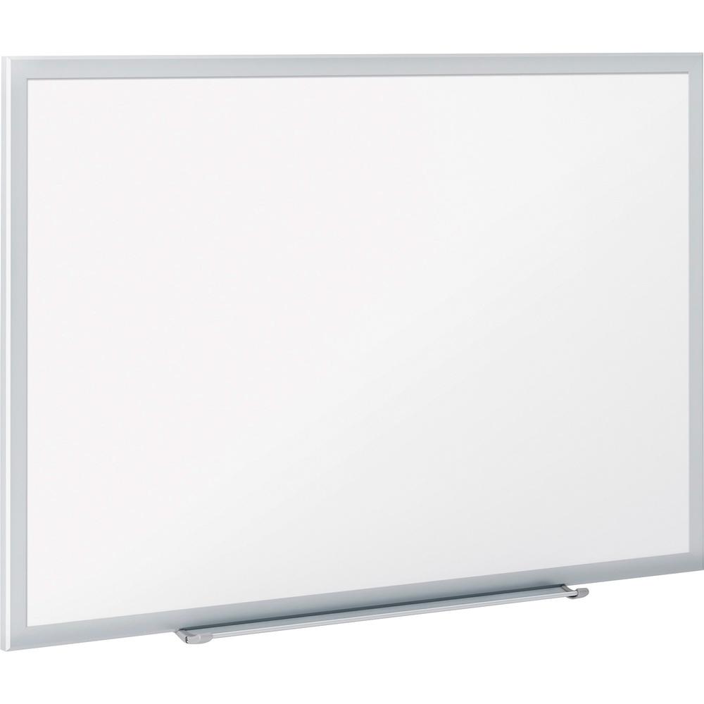 Quartet Classic Magnetic Whiteboard - 24" (2 ft) Width x 18" (1.5 ft) Height - White Painted Steel Surface - Silver Aluminum Frame - Horizontal/Vertical - Magnetic - 1 Each. Picture 6